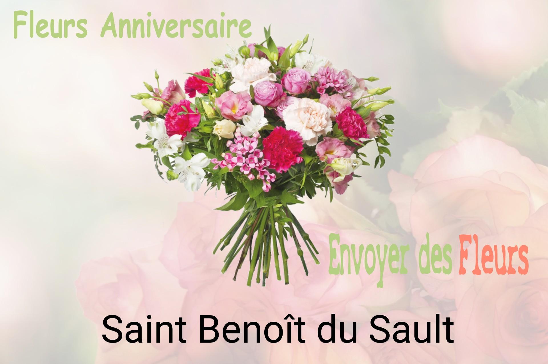 Bouquet de fleurs d’anniversaire livré à Saint-Benoît-du-Sault